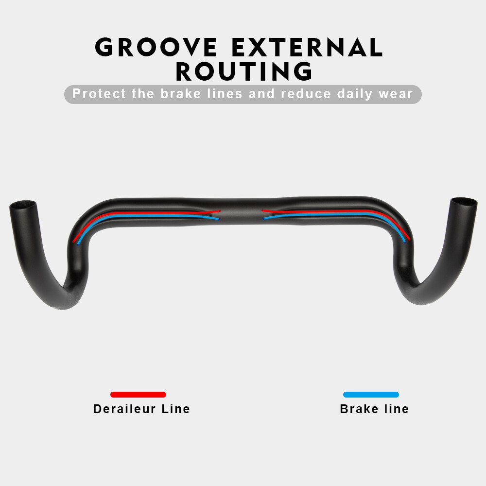 Carbon Road Bicylce Handlebar 31.8mm UD Matte Drop Bar 400/420/440mm RXL SL