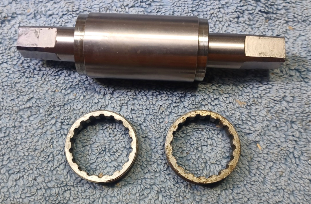Vintage Phil Wood Bottom Bracket 68mm BSA English 125mm Spindle Square Taper