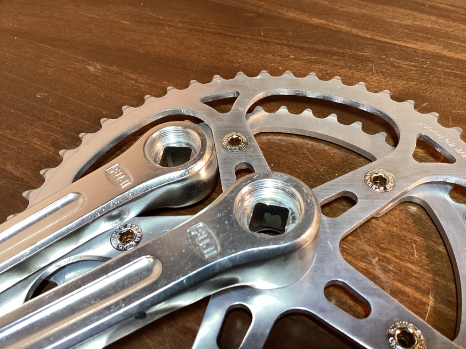 Sugino Fuji Crankset 52 42 Double 171Mm Square Japan Road Royale Sport Nishiki