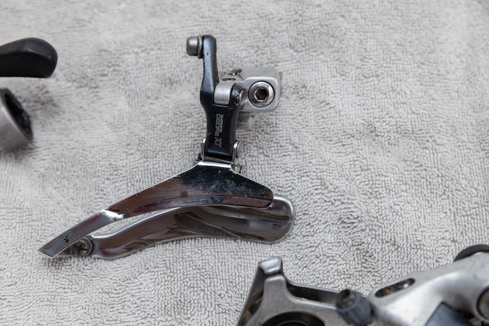 Vtg Shimano Deore XT Groupset M730 M732 M735 Crankset Thumb Shifter Derailleur