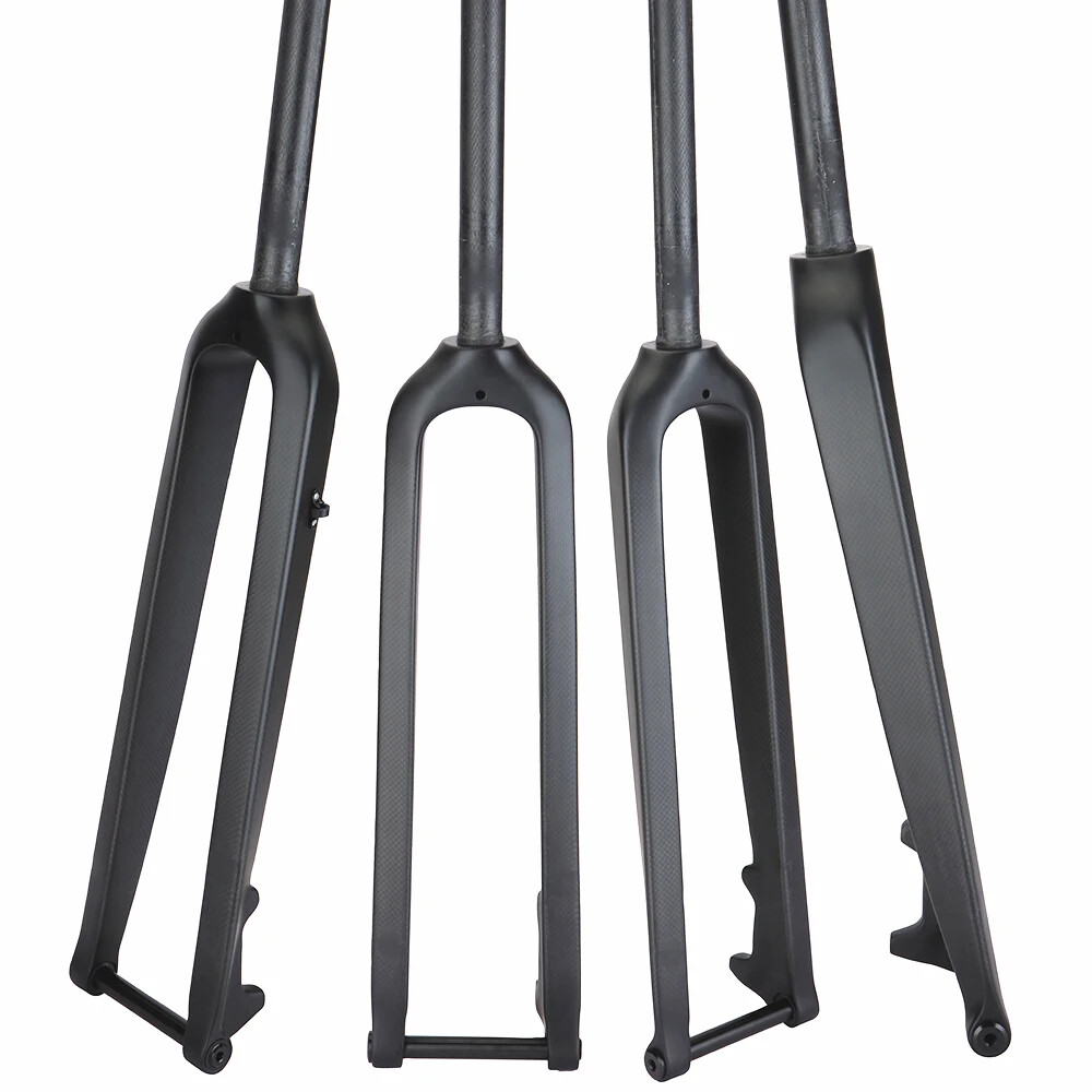 Carbon MTB Bike Rigid Fork ​Cycling Front Fork 26/27.5/29er 1-1/8 To 1-1/2