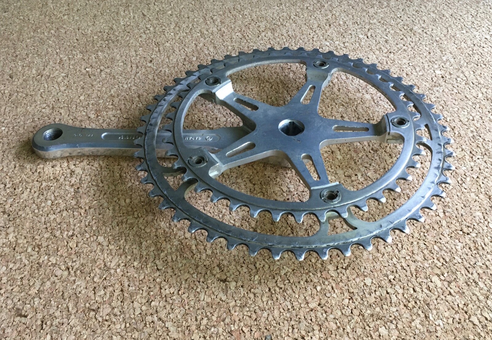 Sugino Mighty Road Bike Crankset 171mm – 52/42 Tooth – Made in Japan