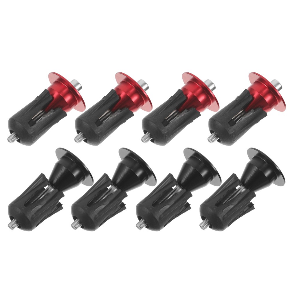 4pairs Aluminum Alloy Expanding Locking Handlebar End Caps, Fits 17-22mm
