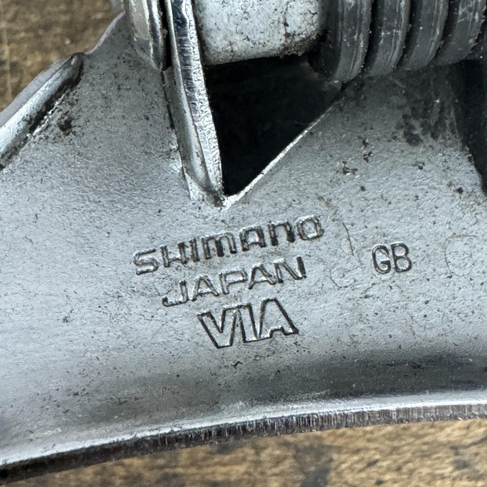Vintage Shimano 600 Arabesque Front Derailleur 28.6 Clamp Double Japan Road Earl