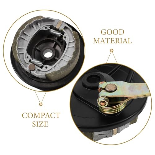 Electric Motorcycle Rear Drum Brake Assembly Kit 6.69×6.69×3.14 In