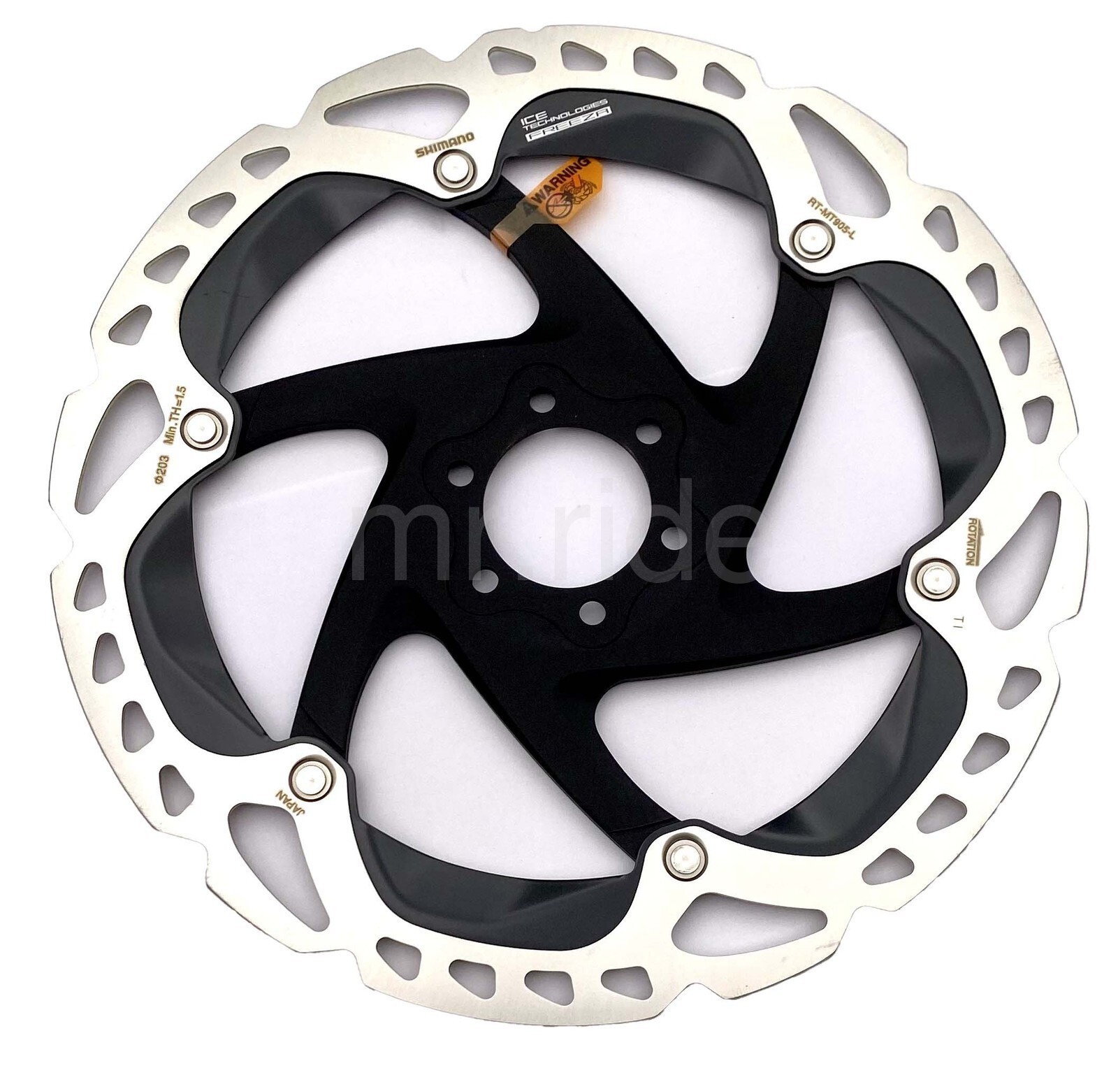 NEW Shimano RT-MT905 6-Bolt Type Disc Brake Rotor 203mm, ICE TECH FREEZA