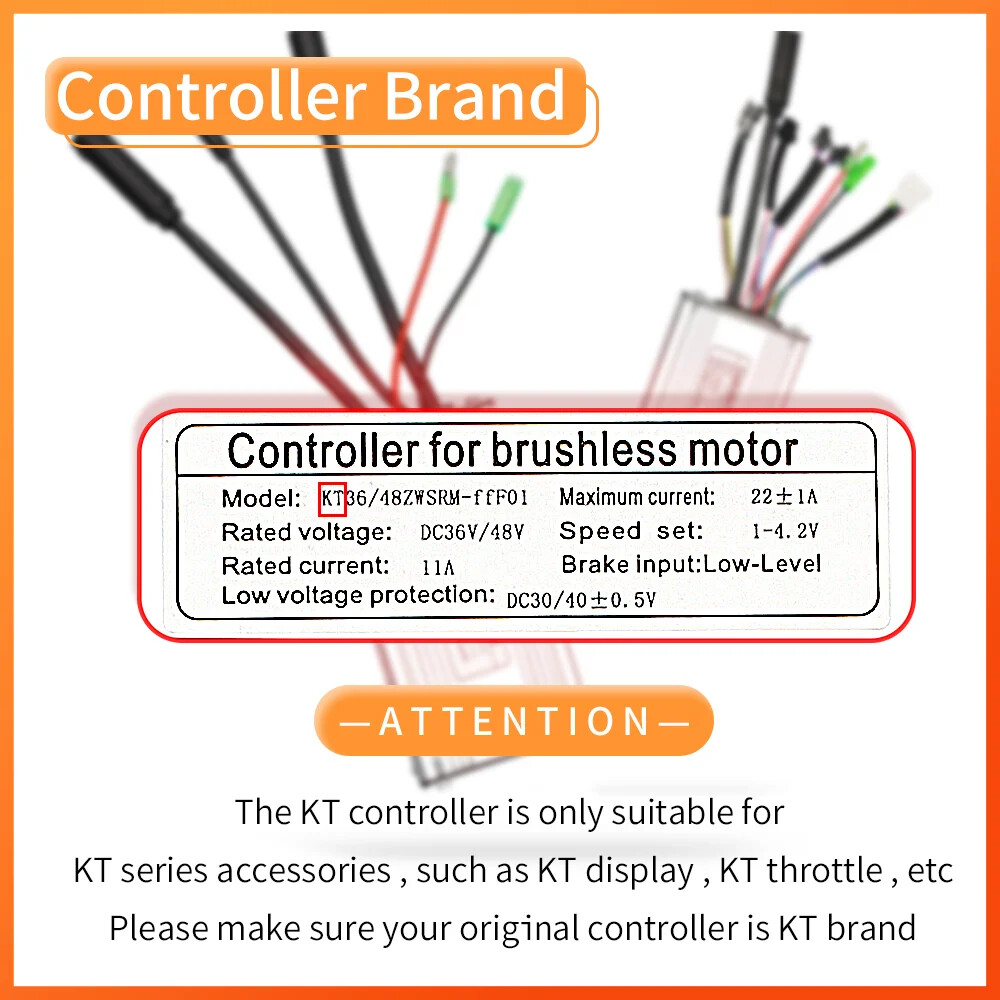 E-bike Controller 36V/48V/52V Voltage 250W-1500W Electric Bicycle Controller