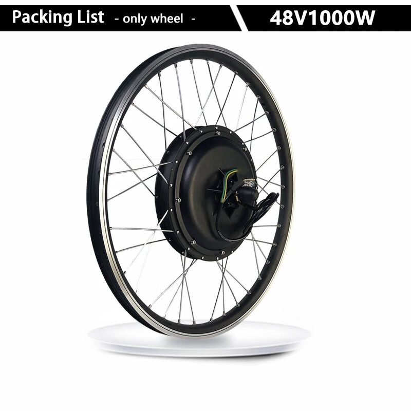 48V 1000W Electric Bicycle 20-29inch 700C Front Rear Hub Motor Wheel Kit