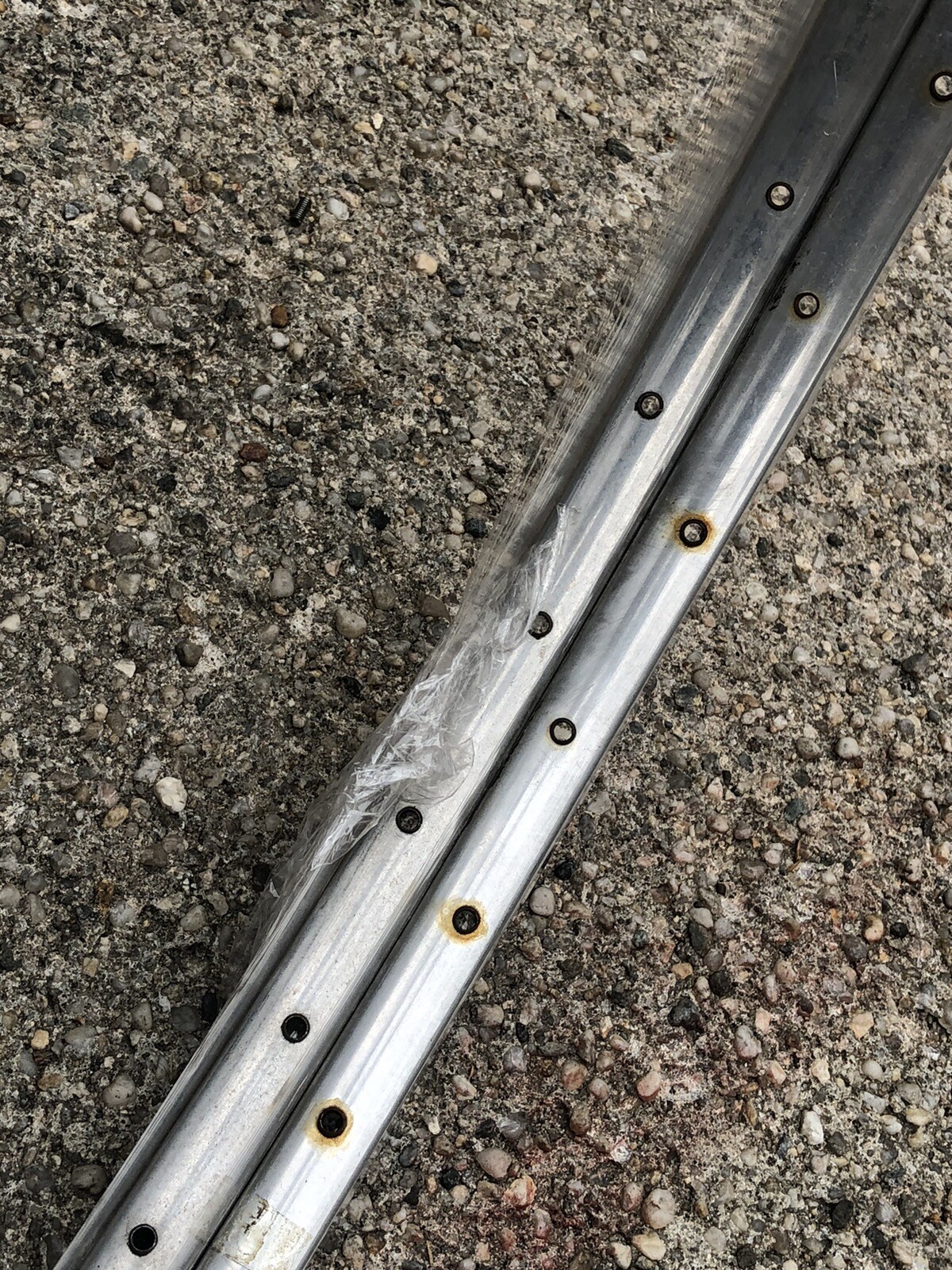 Super Light Edoardo Bianchi Set Tubular 36 Hole 700C Rims Vintage NOS