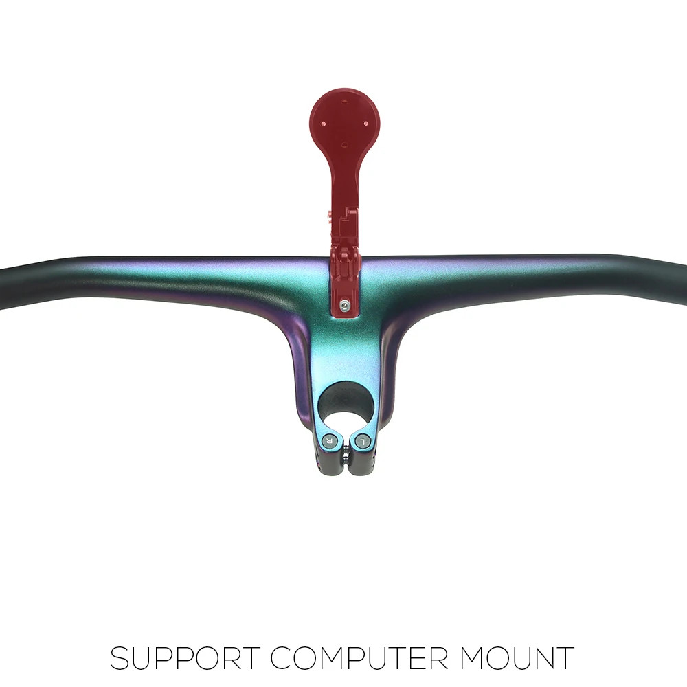 -20° Full Carbon Fiber MTB Bicycle Integrated Cockpit Handlebar 740mm 760mm