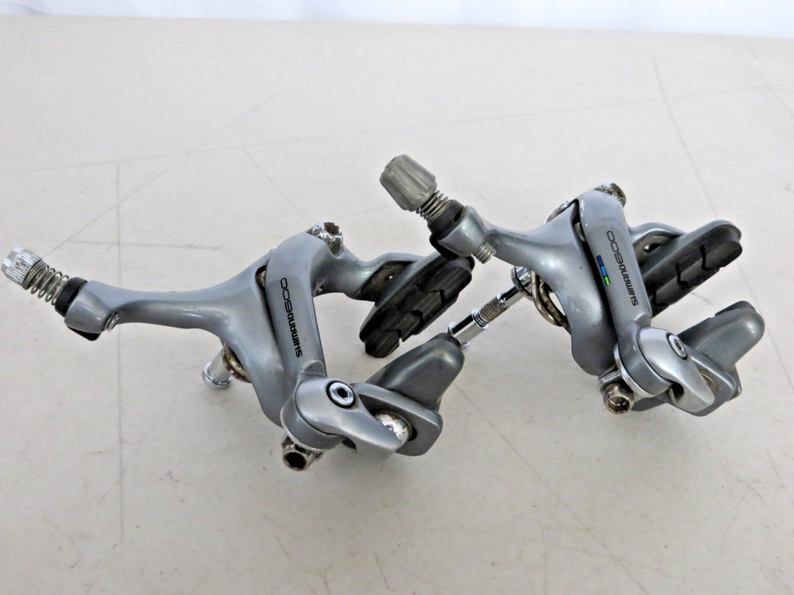 Shimano 600 Tricolor Road Bike Brake Calipers Front + Rear Set BR-6403 Japan