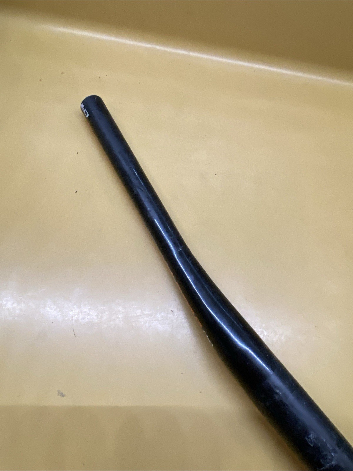 Black & Orange Deity FMO Enduro 600mm x 31.8mm x 20mm Riser Handlebar