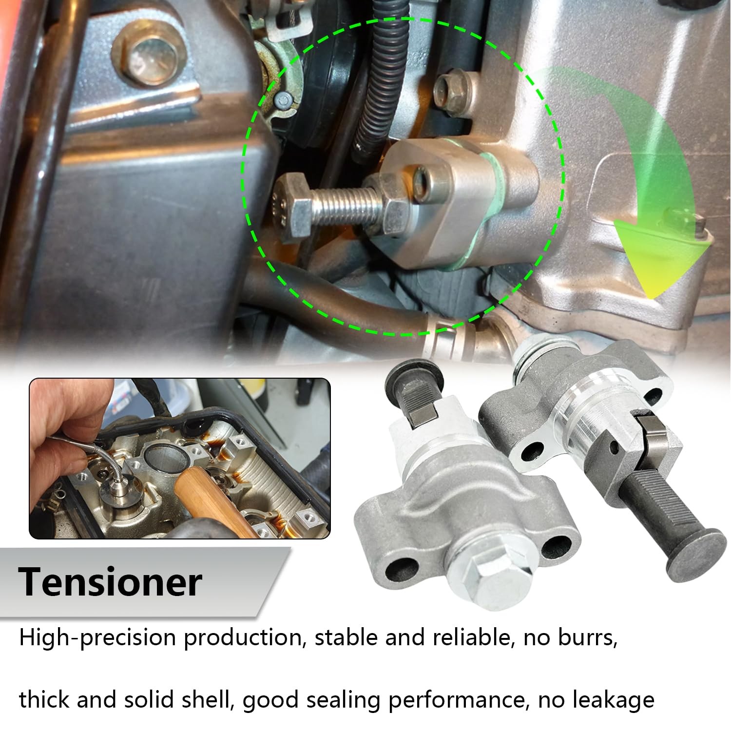 BIGLKNM Tensioner & Timing Chain Guides & Oil Pump Compatible with…