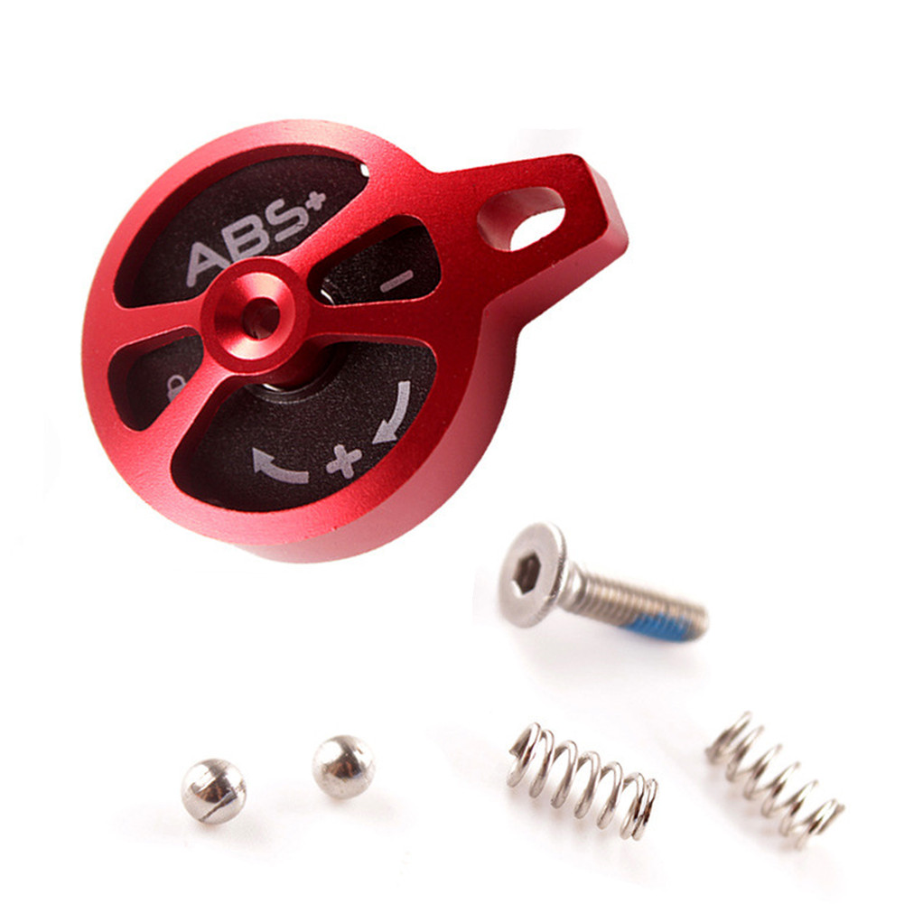 For Mountain Bike Shoulder Lock Switch Aluminum 5x5x3cm Red Black Blue