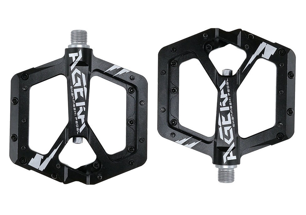AGERA CNC Aluminum Road MTB Mountain Bike AM Bicycle Pedal Flat Pedals Bearings