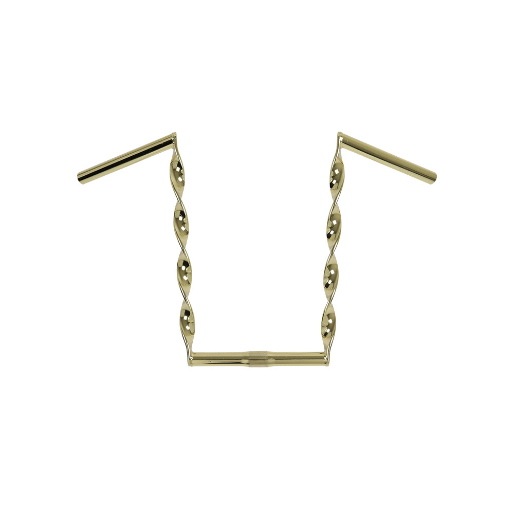 OG Lowrider Classic 15″ Flat Twisted Bicycle Handlebar Bike 25.4mm GOLD