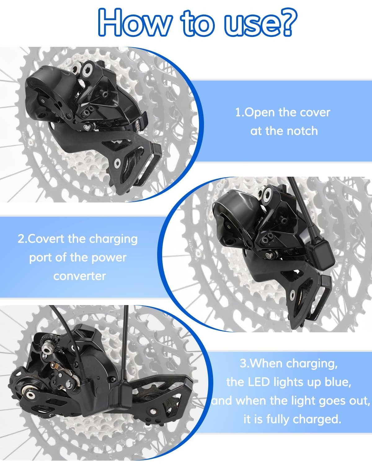 Replacement USB Charging Cable for Di2 EW-EC300, Compatible with Shimano 12-Spee