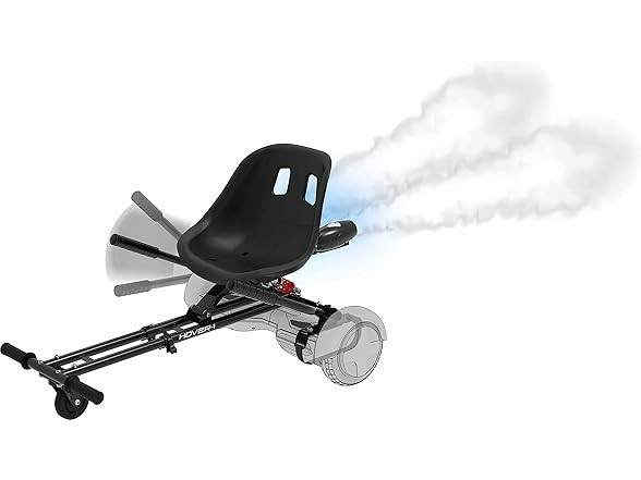 Hover-1 Raptor-1 Buggy Hoverboard Attachment Black One Size Adjustable,Go-kart