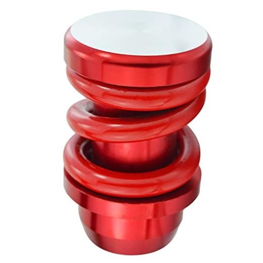Spring Shifter Knob – Aluminium Alloy Gear Stick Head – Manual – Red & Red