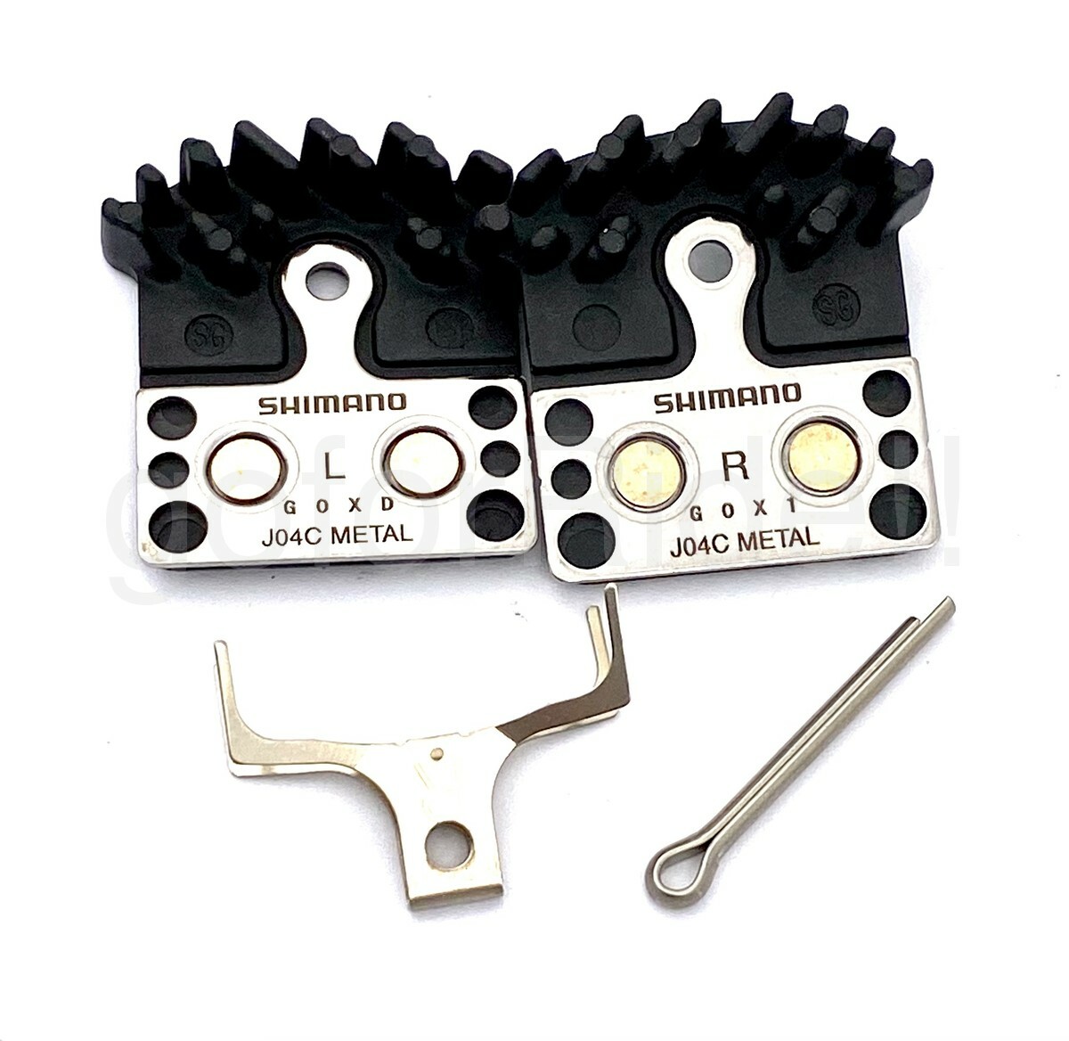 Shimano XTR,XT M9000/M8000 J04C Metal Disc Brake Pads W/Fin ICE TECH 1/2 Pair