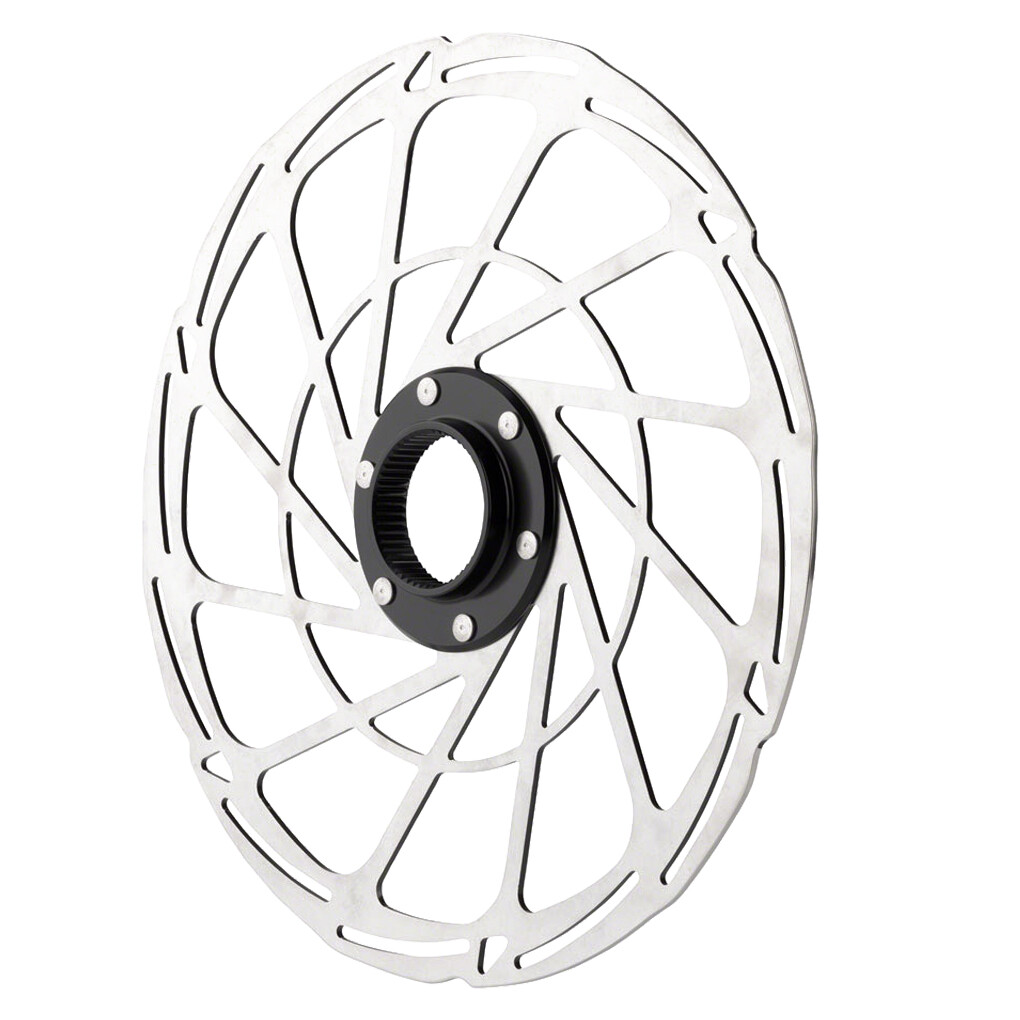 Jagwire Sport SR1 Disc Brake Rotor – 220mm, Center Lock, Silver