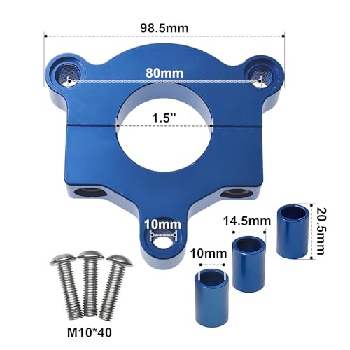 1.5in Blue CNC 44T Sprocket & Adapter – 44T Sprocket & Adapter