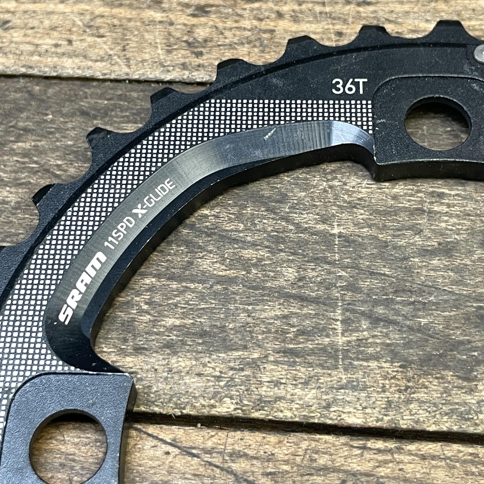 SRAM 36T Chainring 104 BCD 4-Arm Black Alloy 11 Speed X-Glide MTB 36 Tooth