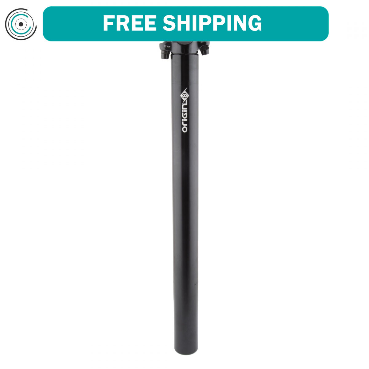 Origin8 Pro Fit Seatpost 25.4mm 400mm Blk