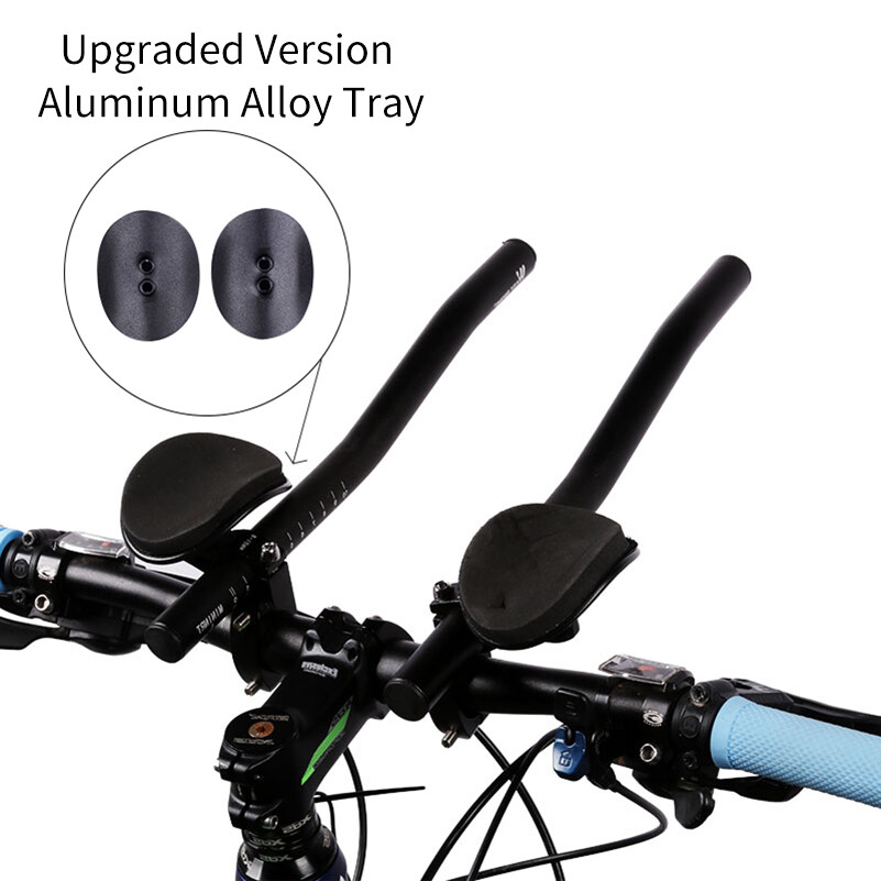 Bicycle Rest Handlebar Clip on Aero Bars Road Bike Extension Triathlon Aerobars