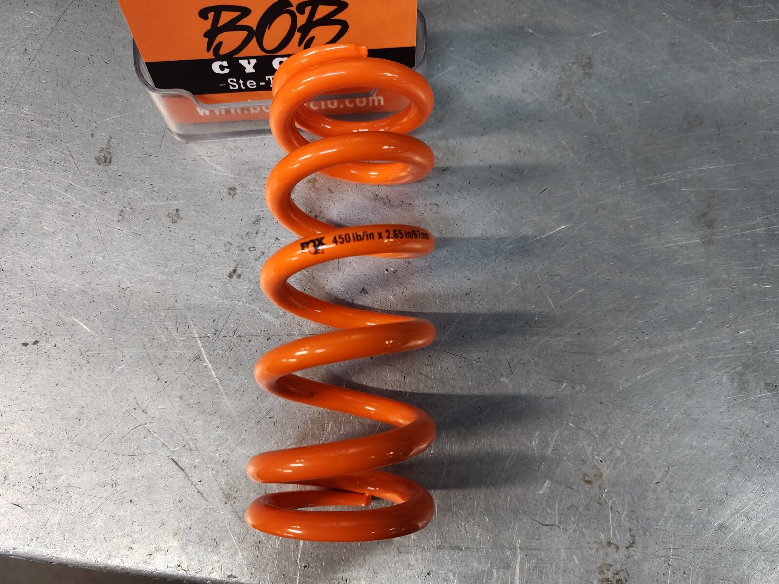 Fox rear shock spring 450lb/in x 2.65in/67mm