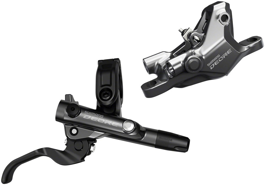 Shimano Deore BL-M6100/BR-M6100 Disc Brake and Lever – Rear, Hydraulic, Resin Pa
