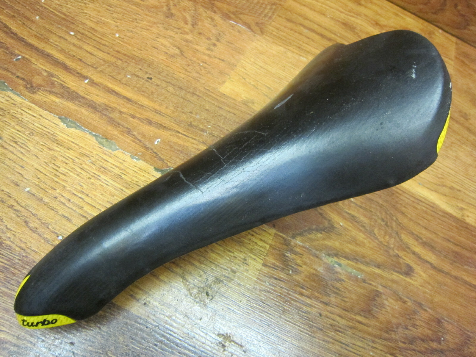 VINTAGE SELLE ITALIA TURBO MATIC 2 LEATHER RACING SADDLE