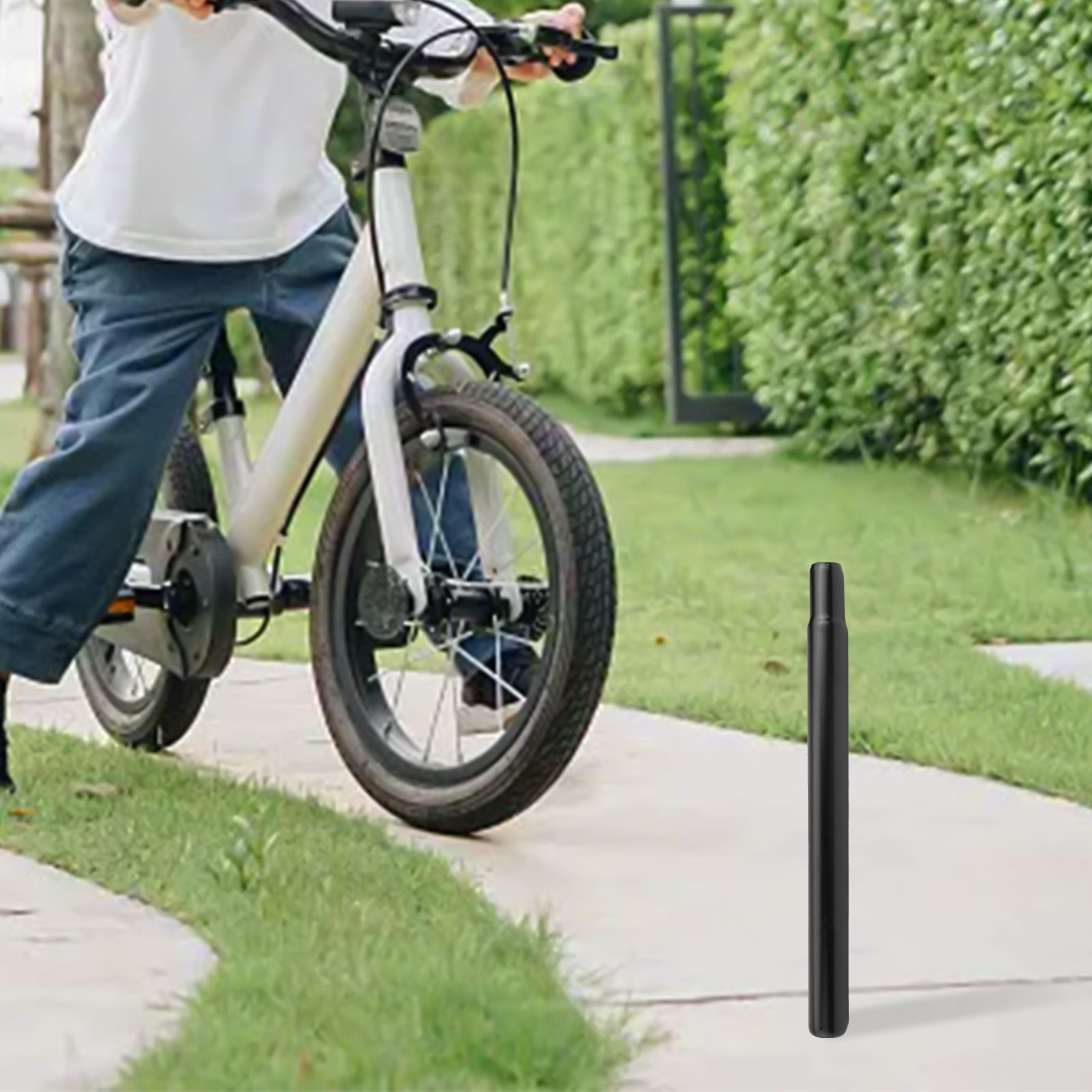 High Hardness Carbon Steel Bike Seatpost Adjustable Softness Fine Workmanship