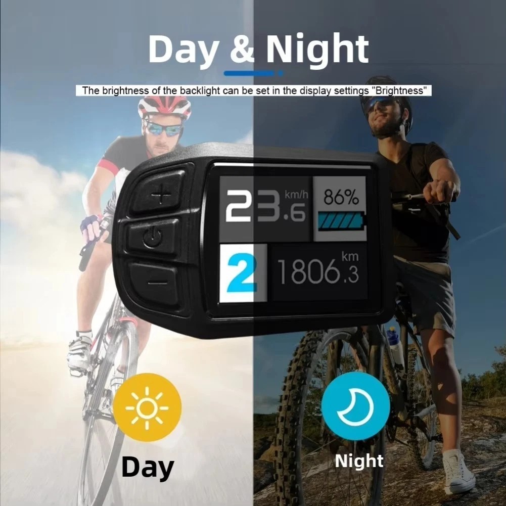 Ebike UKC3 Color Display Screen 36V 48V 52V With UART No. 2 OMD Protocol
