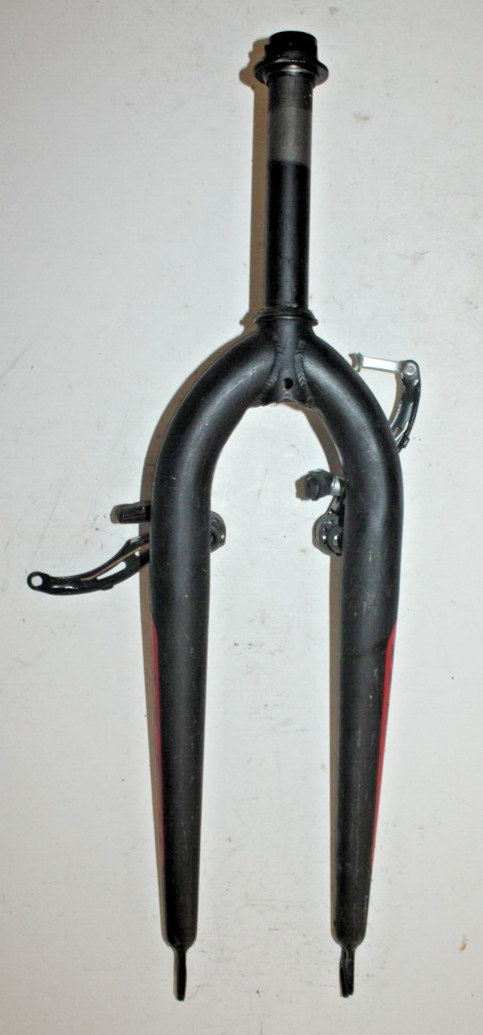 Hyper Hybrid Bike Fork 700c 1″ Threaded 160mm Black V-Brake MTB Tour USA Ship