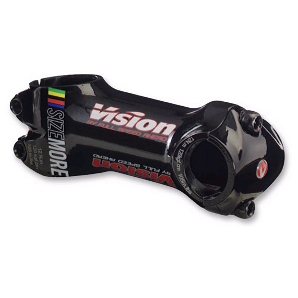 Vision Tech Size More stem alloy 26.0mm x 11cm 1-1/8″ black 670-3559 Components