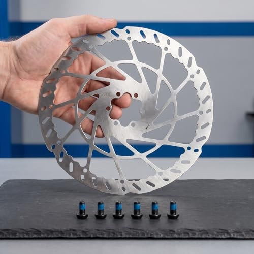 220mm Motorcycle Brake Disc – 2.3mm Thick Steel Rotor, 6‑Hole Design,