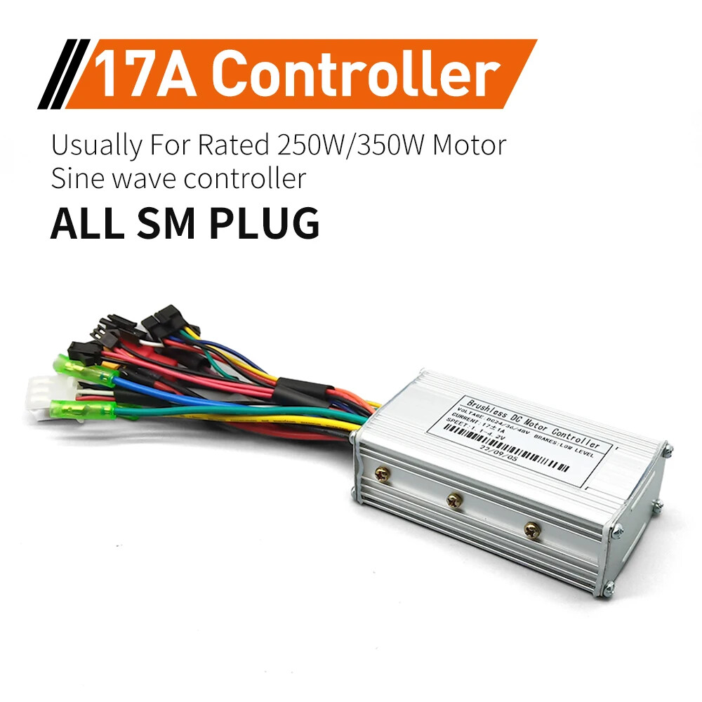E-bike 36V/48V 17A 40A Three-Mode Sine Wave Controller with 866 LCD Display