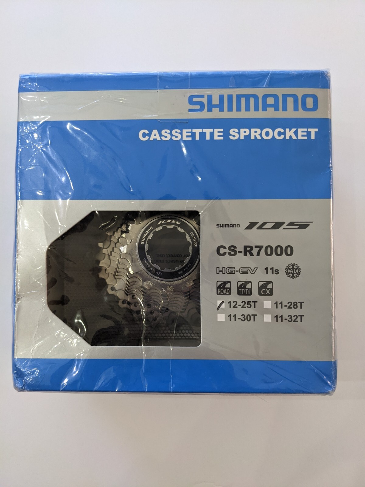 NIB Shimano 105 CS-R7000 HG-EV 11-Speed Cassette 12-25T