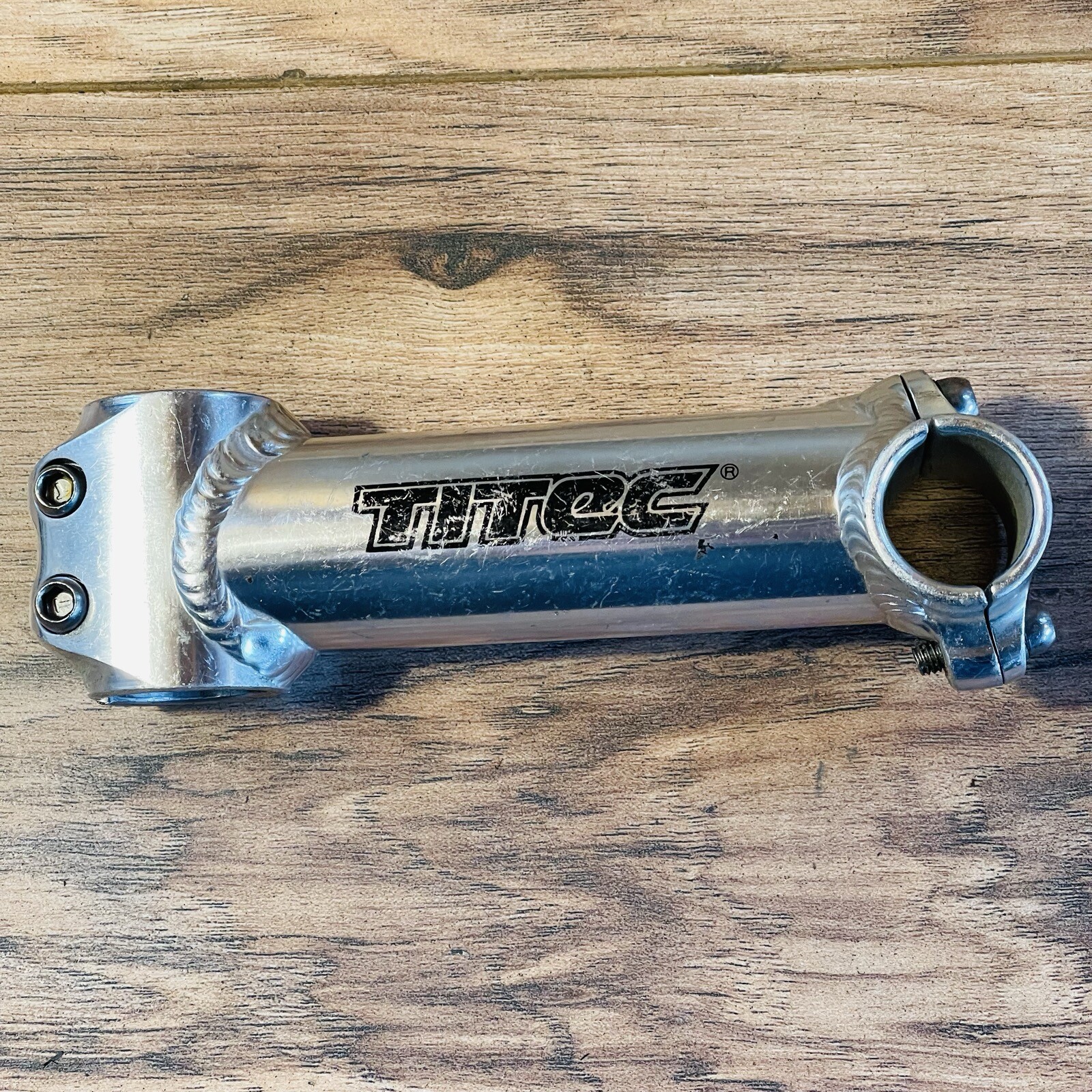 Titec 135mm MTB Stem 1 1/8 10 Degree 25.4 Polished Aluminum