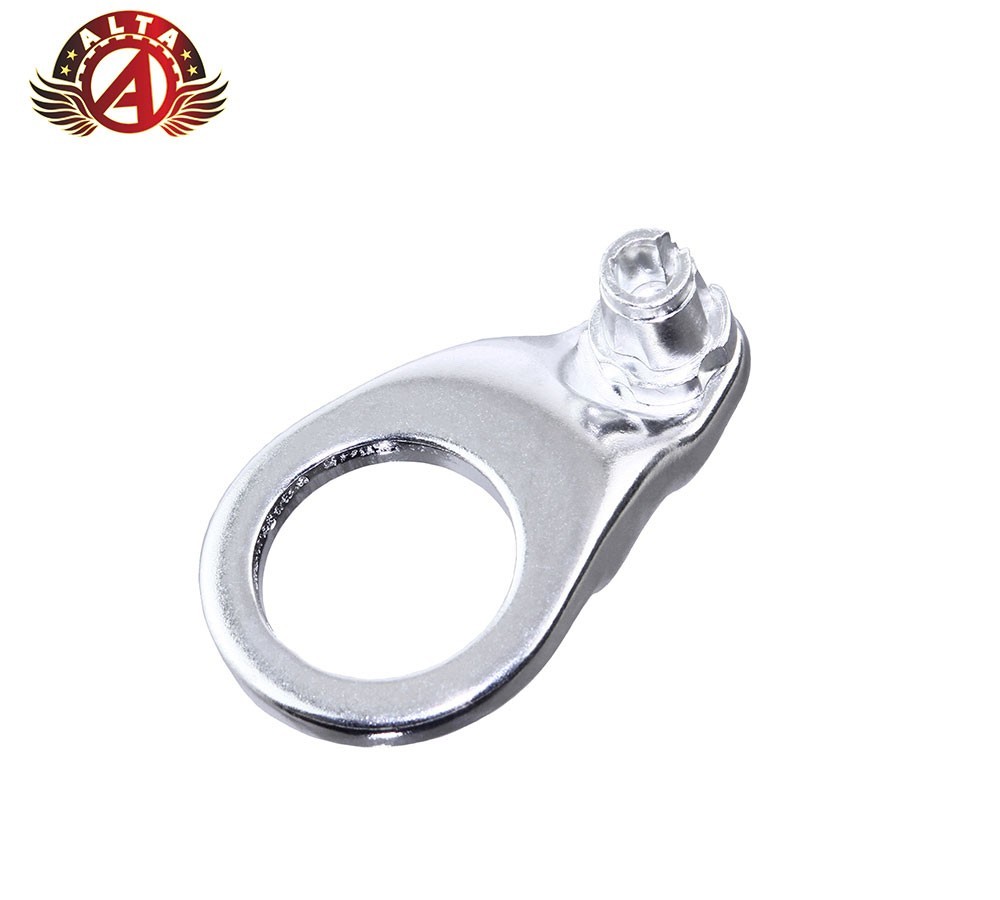 ALTALINE BICYCLE ALLOY THREADED FRONT CABLE HANGER 1″ W/ ADJUSTER CHROME.