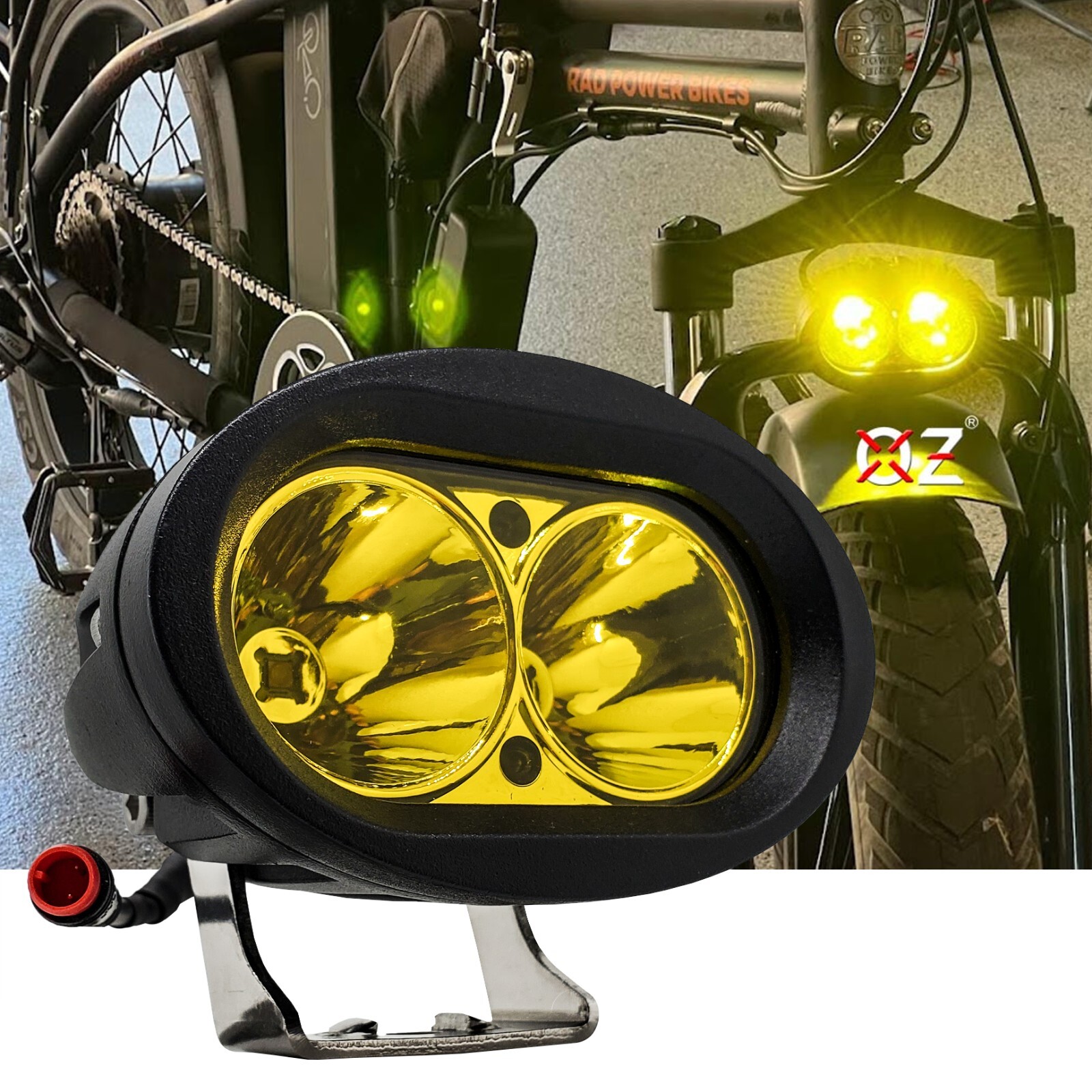E-bike High Output LED Head light fits rad power bikes mini rover expand runner