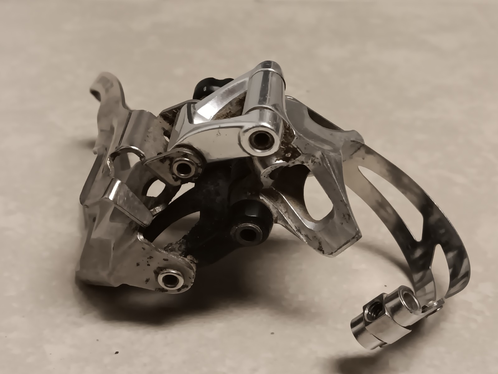 Sram XX 2 Speed Bottom Pull 34.9 35.0 mm High Clamp Front Derailleur
