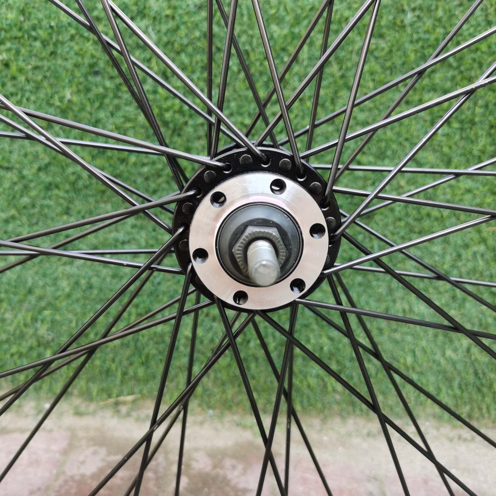Heavy Duty 26″ Bike Wheel Set 12G & Freewheel & 1 1/8″ Threadless Bicycle Fork