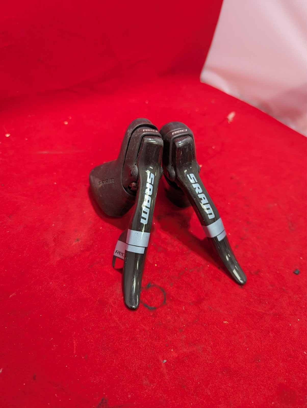 SRAM Red 22 Doubletap Rim Brake Mechanical 11-Speed Carbon Road Shifters 292g