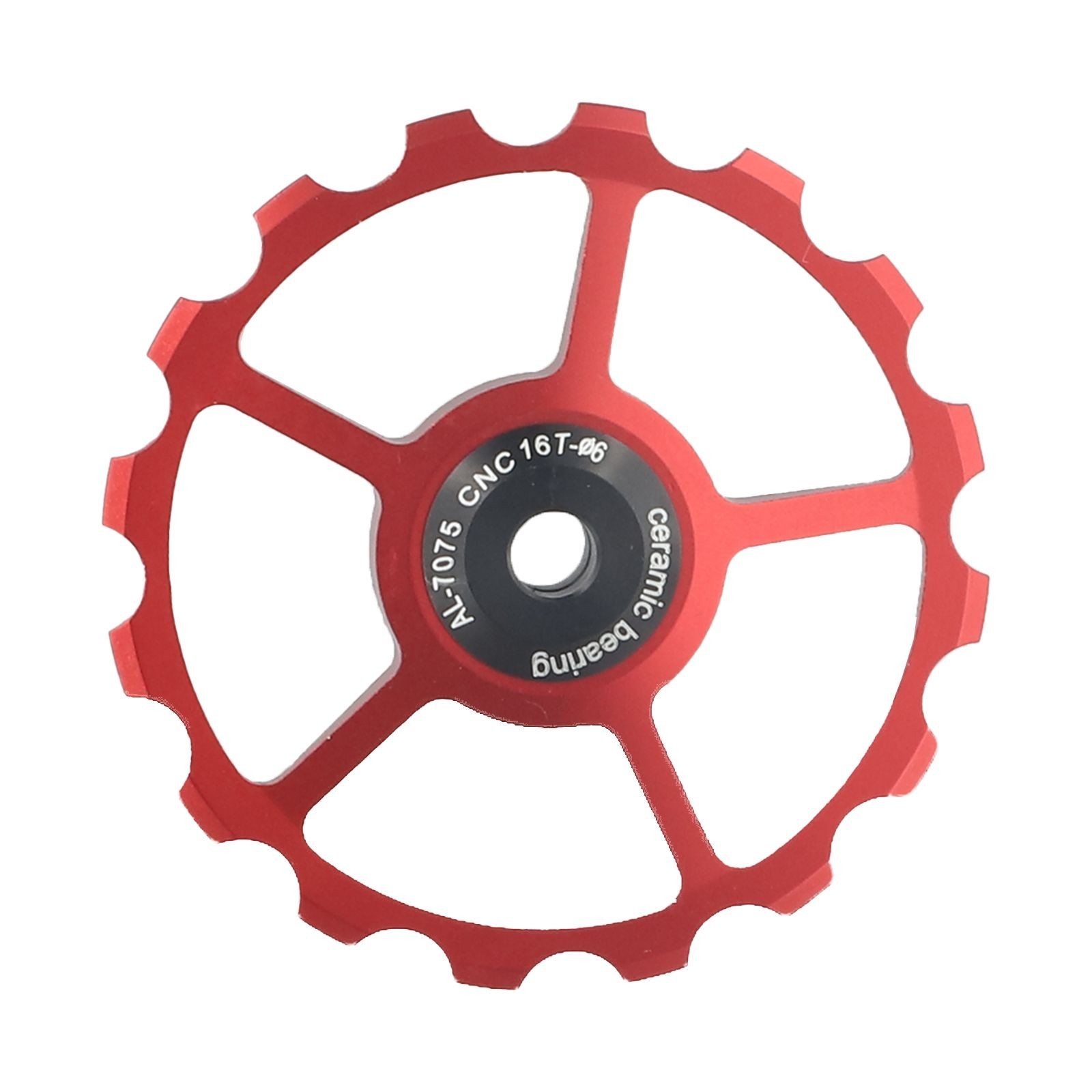Pratical Rear Derailleur Pulley Aluminum Alloy Ceramics Sealed Steel Bearing
