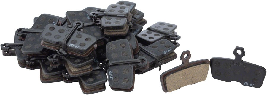 SRAM Organic Disc Brake Pads Bulk Pack Steel Backed, Quiet Performance,
