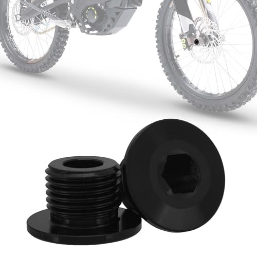 Front Fork Axle Nut Bolt Cap for Surron LBX Rawrr Mantis X Talaria XXX black