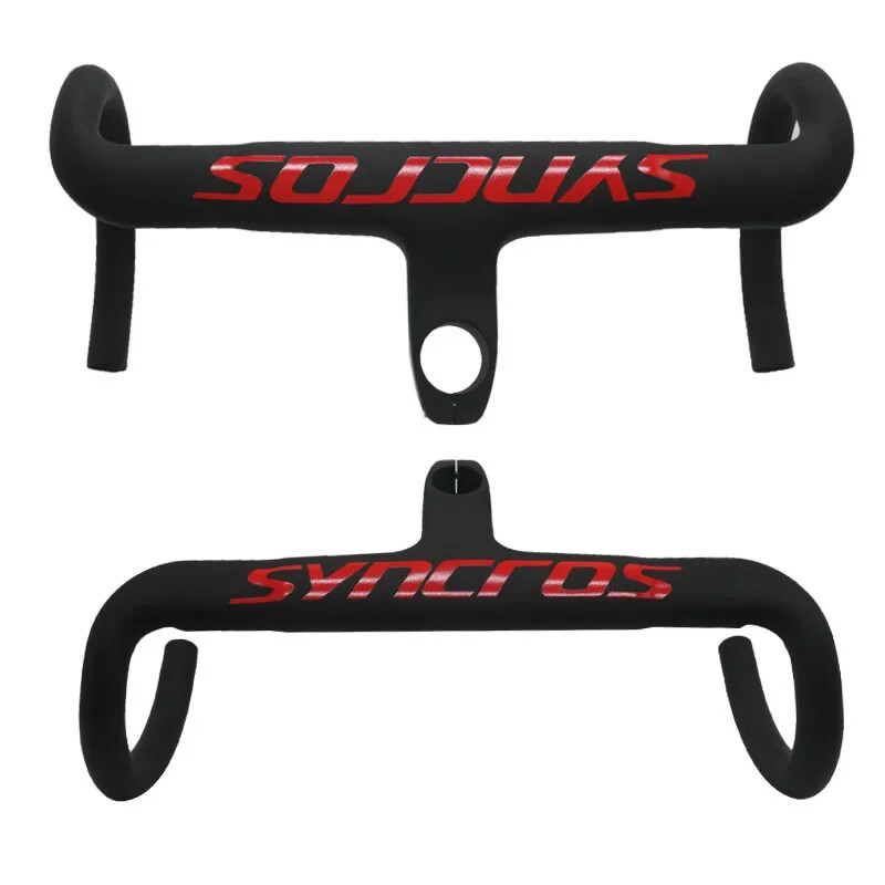 Carbon Fiber Road Bicycle Handlebar Stem Internal Cable Routing 28.6mm 31.8mm