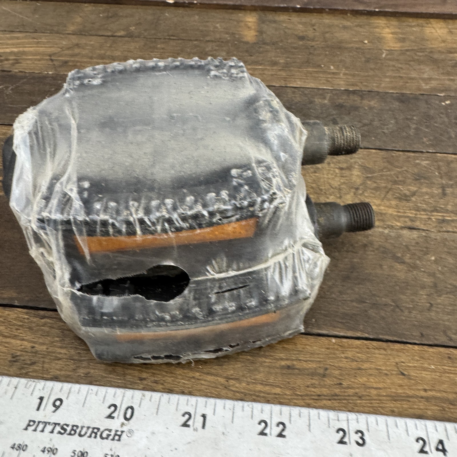 Vintage Union BMX Bicycle Pedals Pair 1/2″ NOS NEW Reflectors Germany OPC